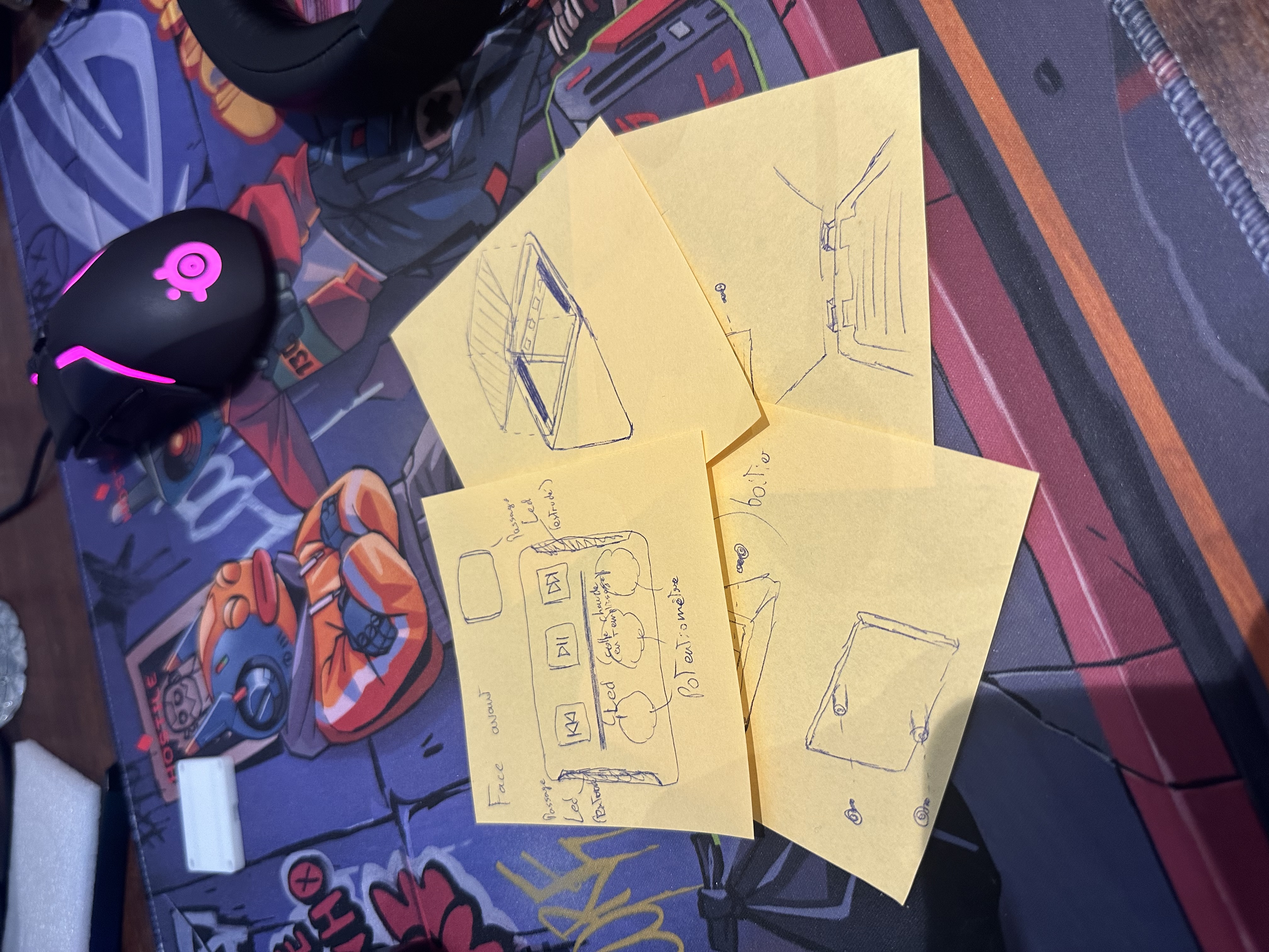 SoundPilot - Notes et croquis de conception